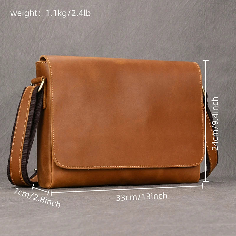 Oxford Leather Shoulder Bag