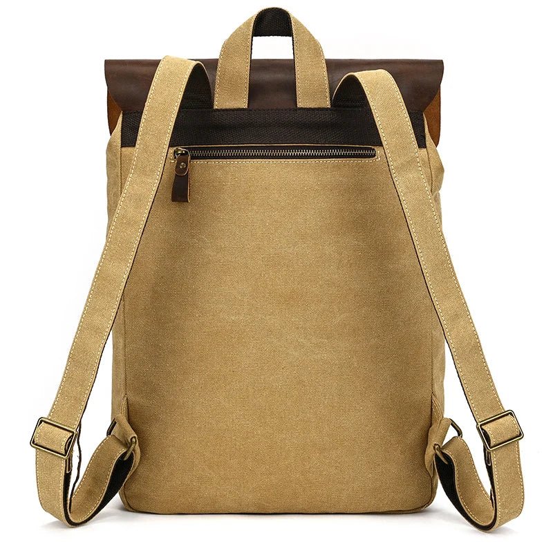 Canvas Leather Bag - Alder & CO