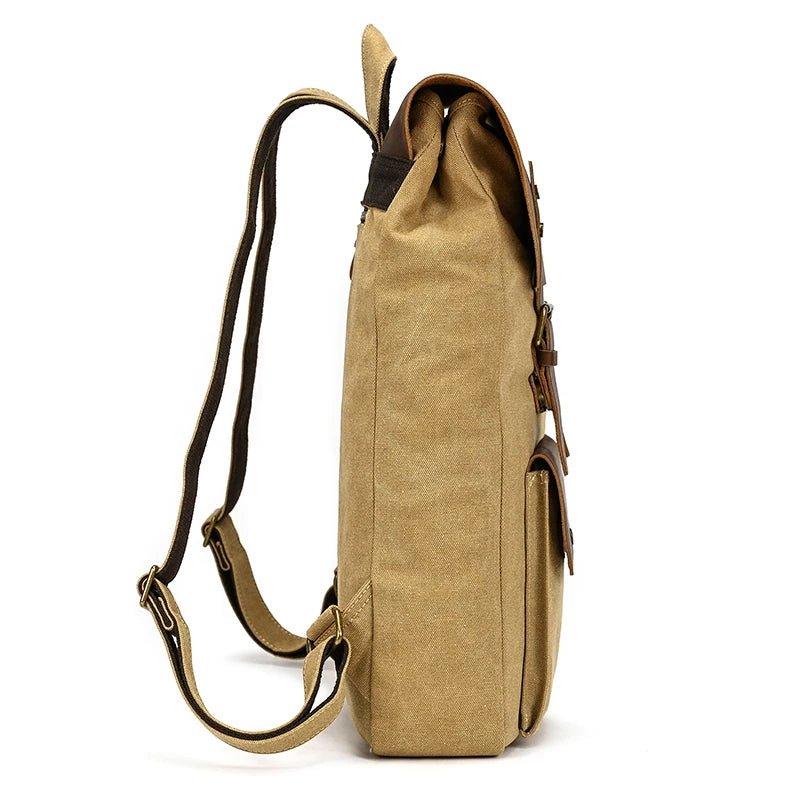 Canvas Leather Bag - Alder & CO