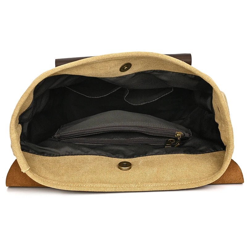 Canvas Leather Bag - Alder & CO