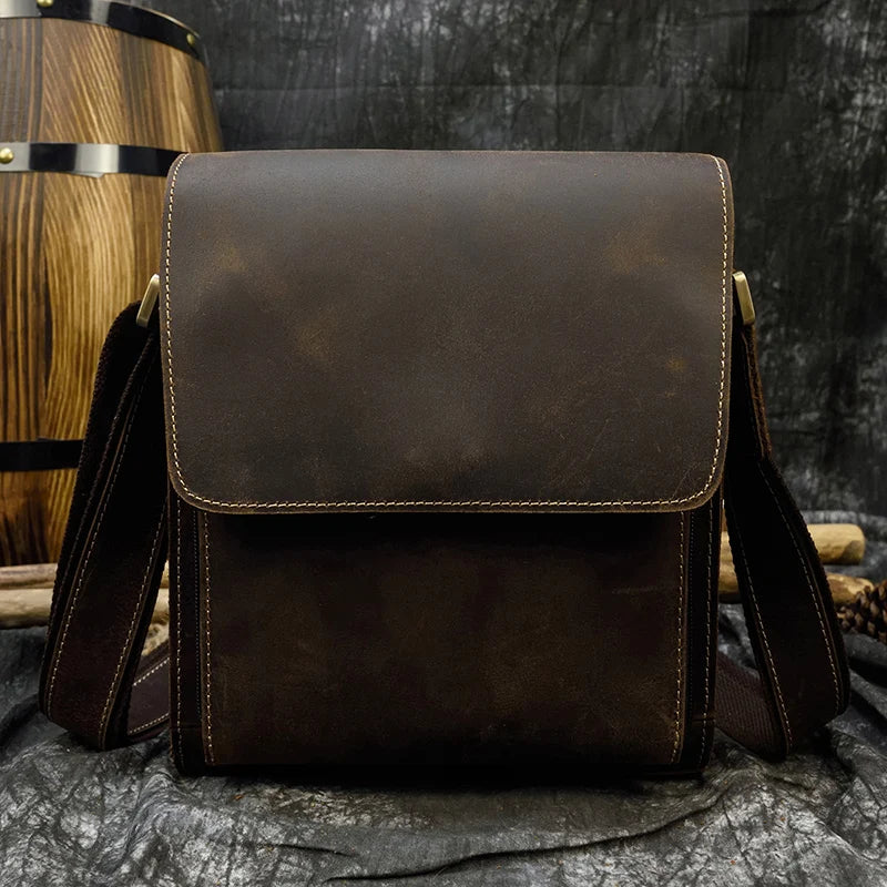 Oxford Leather Shoulder Bag