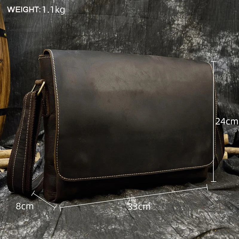 Oxford Leather Shoulder Bag